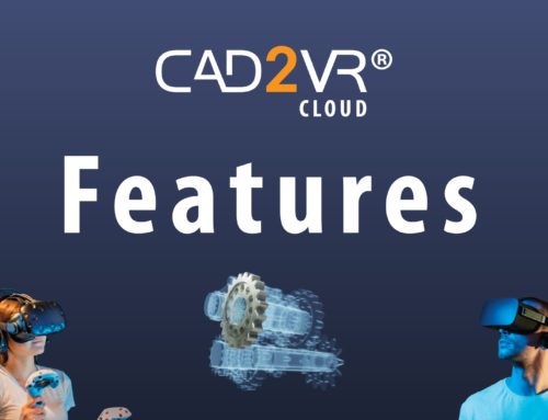 Take a look at the new CAD2VR® features video