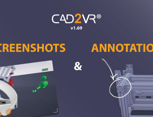 CAD2VR® Update 1.69 – Screenshots & Annotationswerkzeug