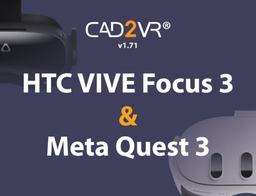 CAD2VR® Update 1.71 – HTC VIVE Focus 3 & Meta Quest 3 Support