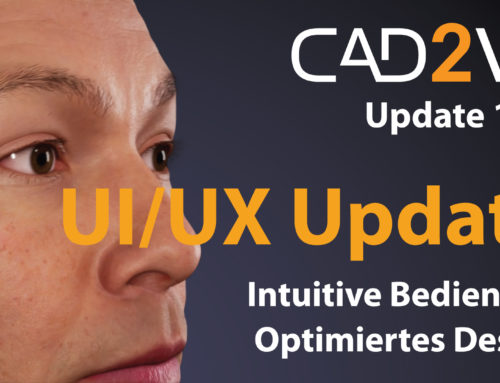 CAD2VR® Update 1.72 – UI/​UX Update